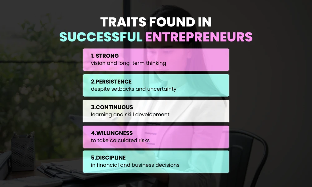  Traits Found in Successful Entrepreneurs