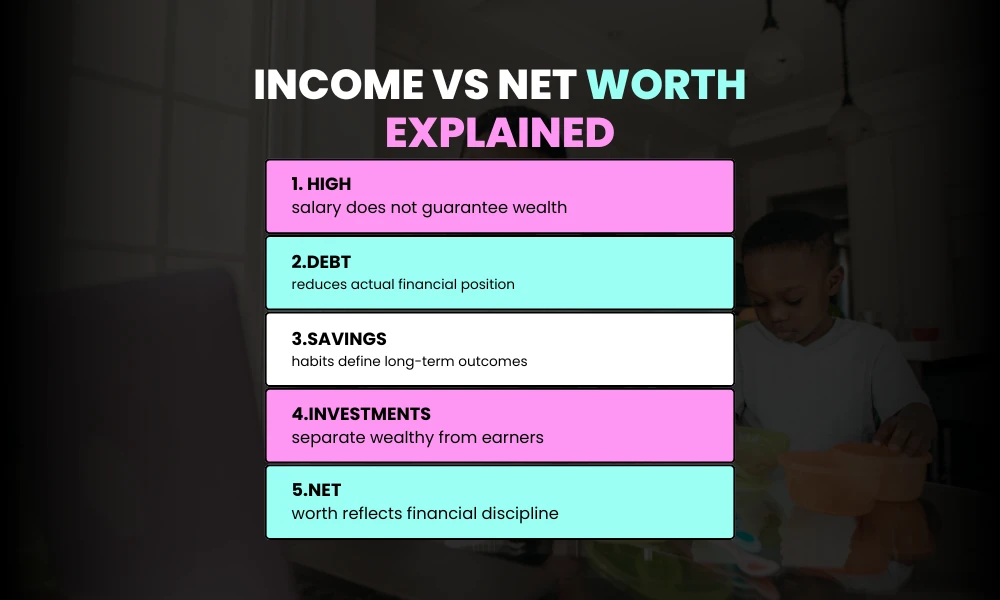 Income vs Net Worth: A Common Misunderstanding