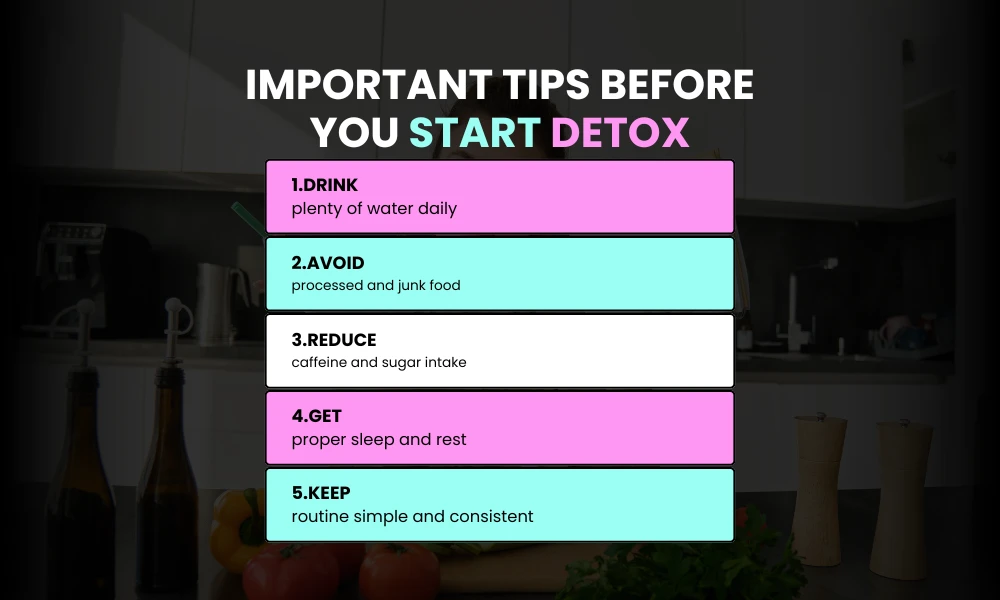 Facezem | 7-Day Beginner Detox Plan (Safe & Effective) Important Tips Before You Start Detox
