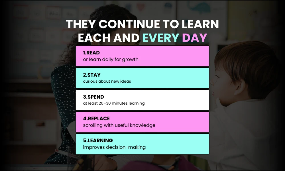 They Continue to Learn Each and Every Day