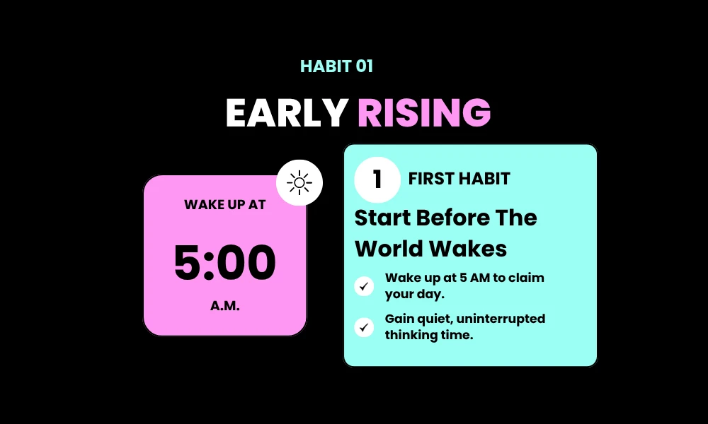 1. Waking Up Before the Sun (The 5 AM Club)