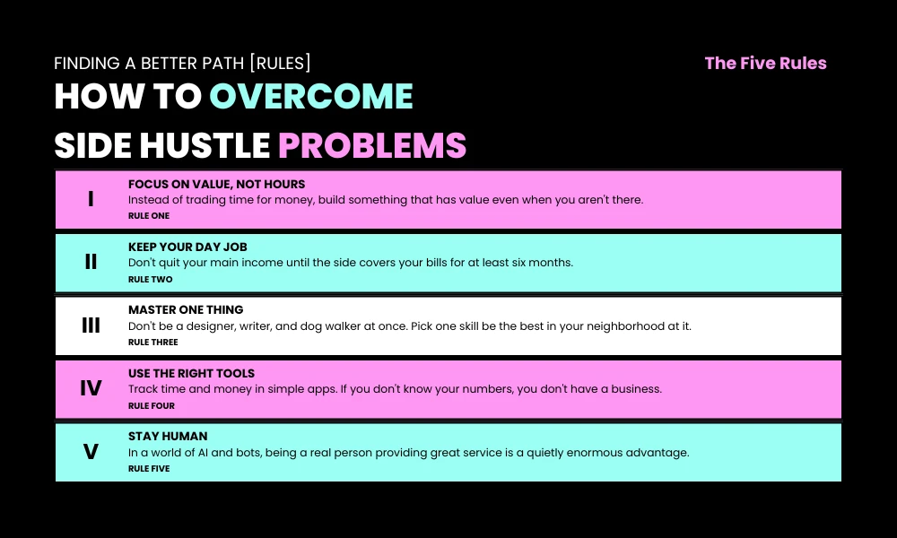 How to Overcome Side Hustle Problems