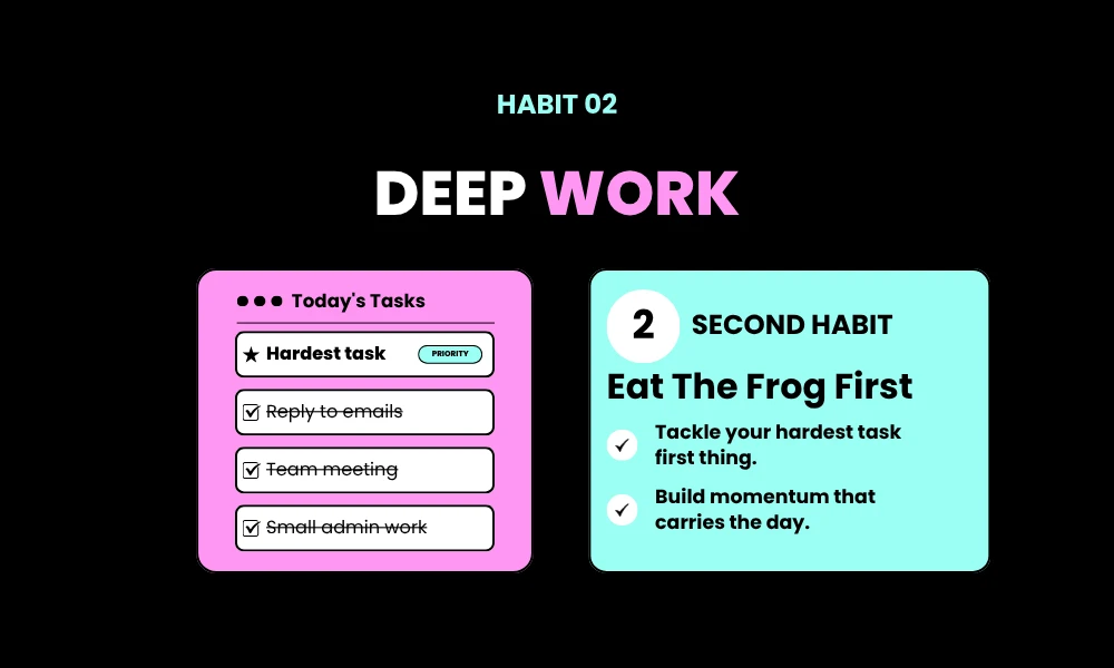 2. Prioritizing High-Value Tasks (Deep Work)