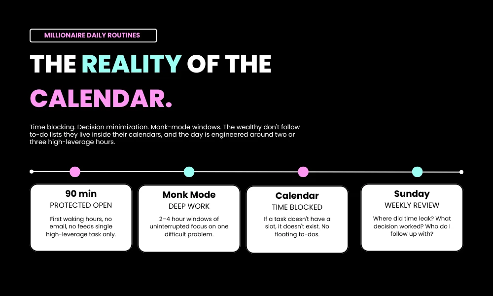 The Reality of Millionaire Daily Routines