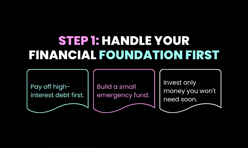 Facezem | How to Start Investing with $100 in 2026: A Beginner's Step-by-Step Plan Step 1: Handle Your Financial Foundation First
