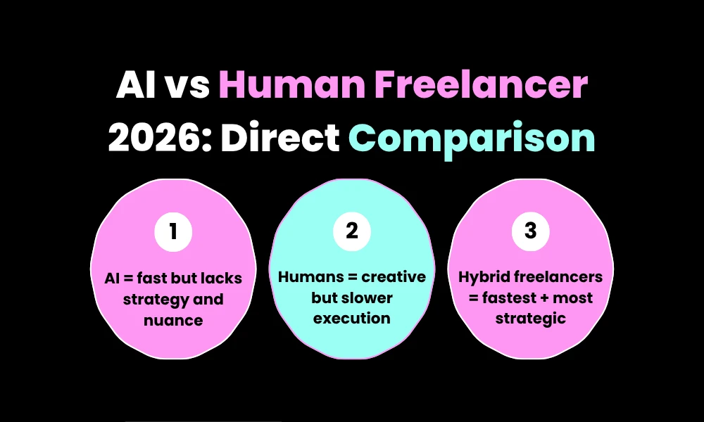AI vs Human Freelancer 2026: Direct Comparison
