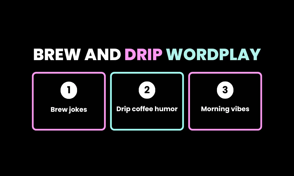 Brew and Drip Wordplay