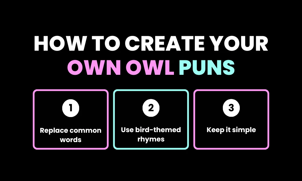 How to Create Your Own Owl Puns