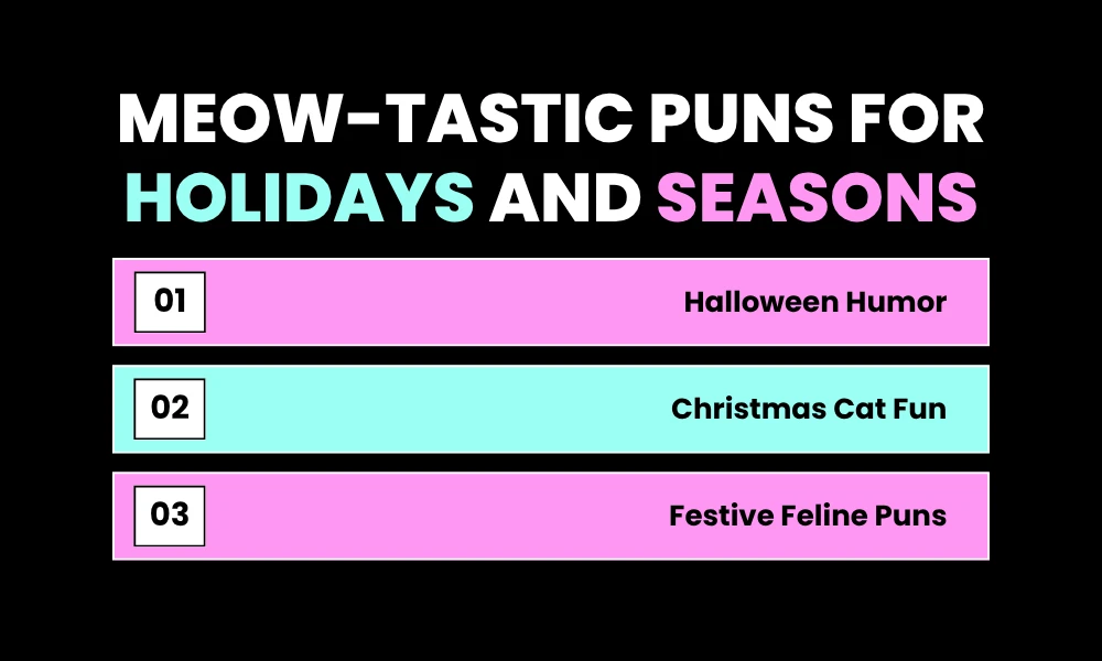 Meow-tastic Puns for Holidays and Seasons