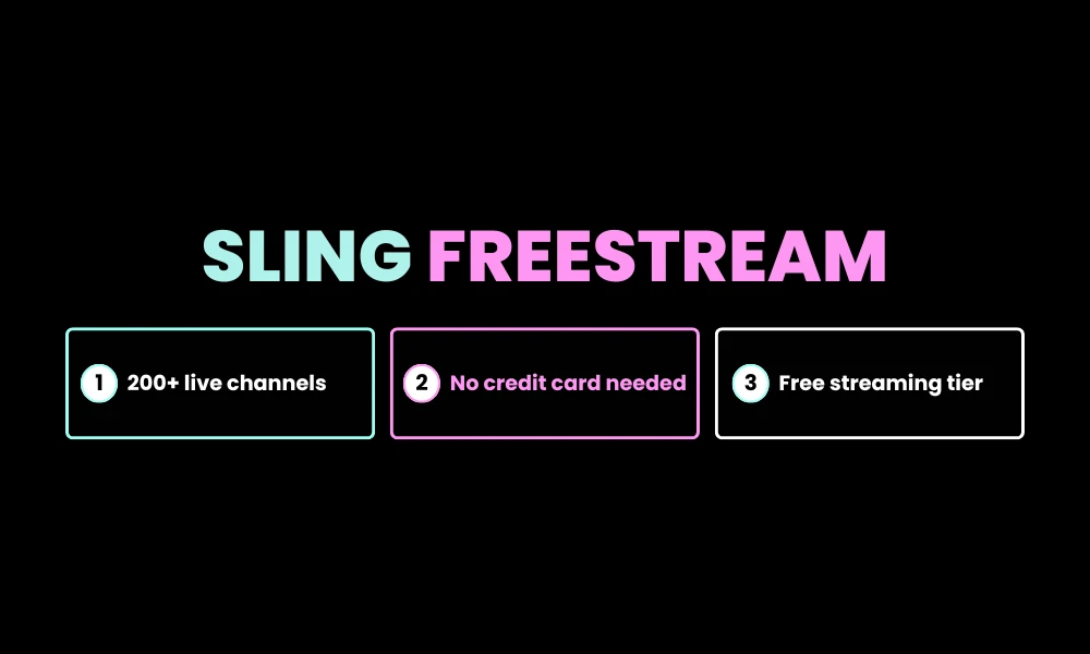 5. Sling Freestream