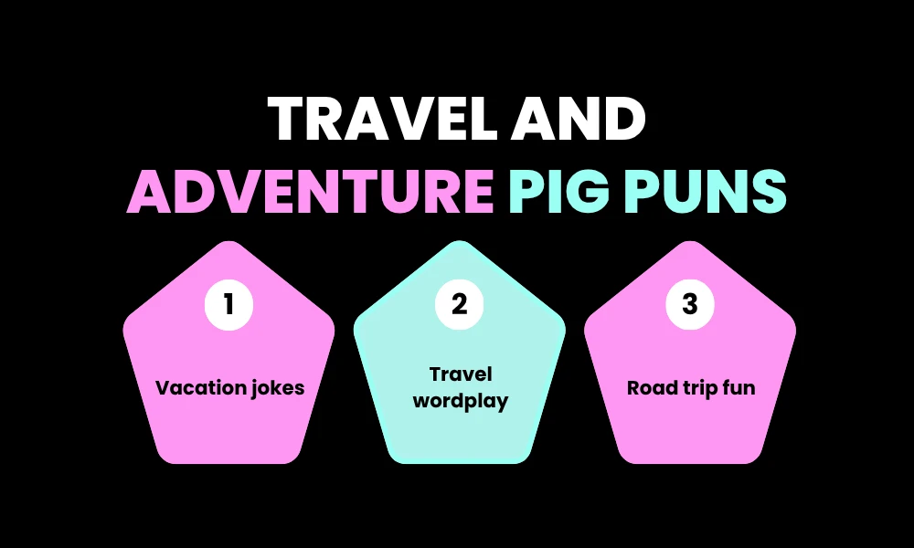 Travel and Adventure Pig Puns
