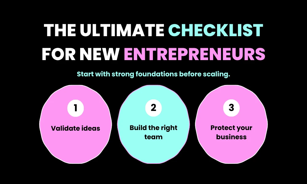 The Ultimate Checklist for New Entrepreneurs