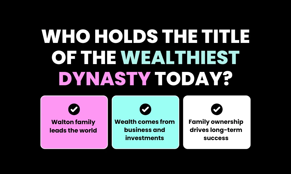 Who Holds the Title of the Wealthiest Dynasty Today?