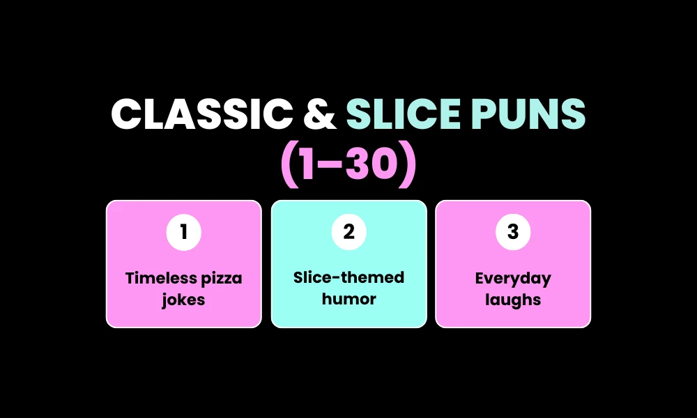 Classic & Slice Puns (1–30)