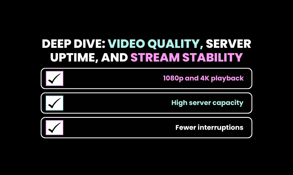 Deep Dive: Video Quality, Server Uptime, and Stream Stability