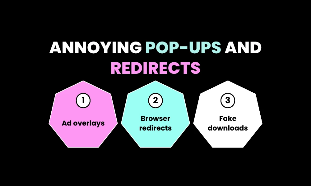 Annoying Pop-Ups and Redirects