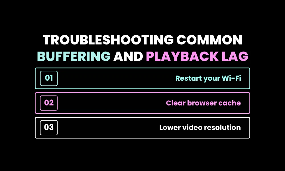 Troubleshooting Common Buffering and Playback Lag