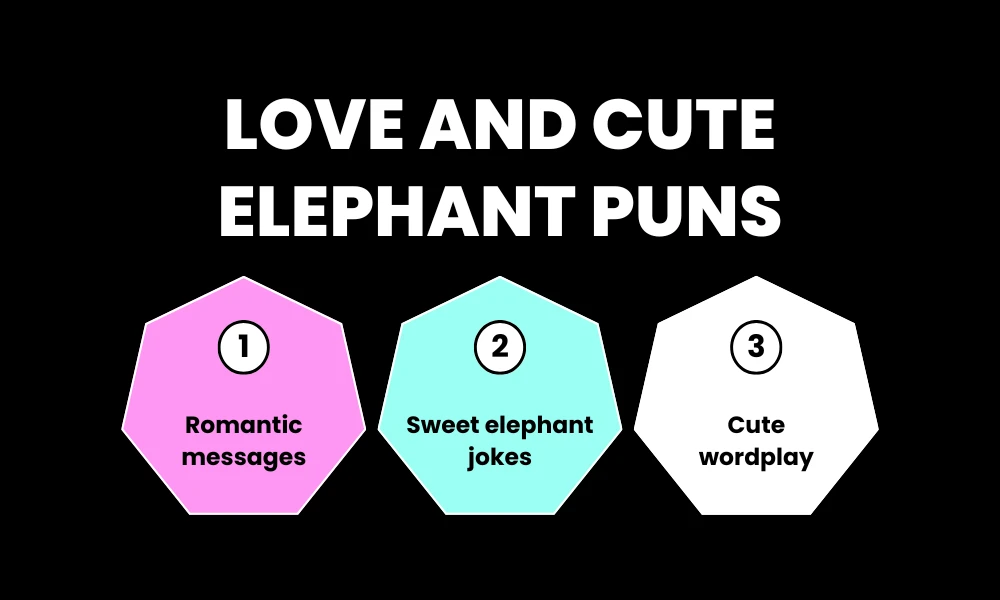 Love and Cute Elephant Puns