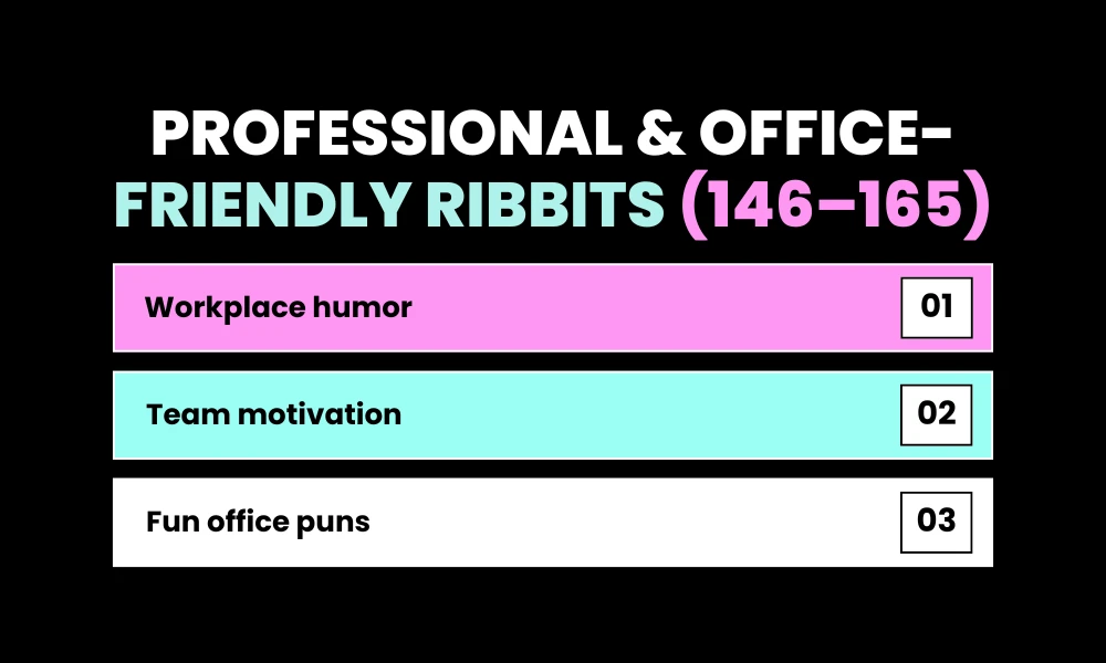 Professional & Office-Friendly Ribbits (146–165)