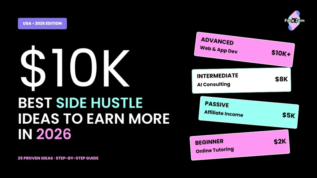 best side hustle ideas USA 2026