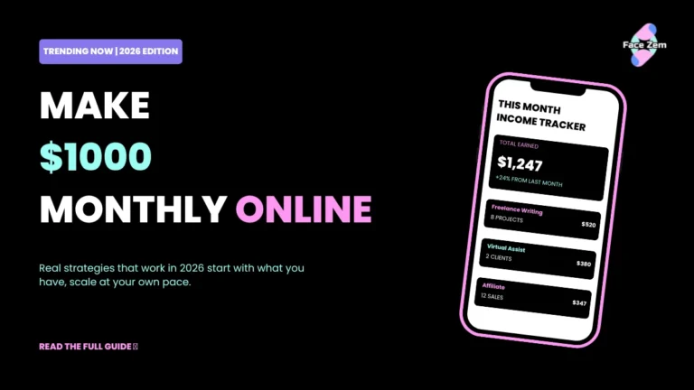 make 1000 a month online