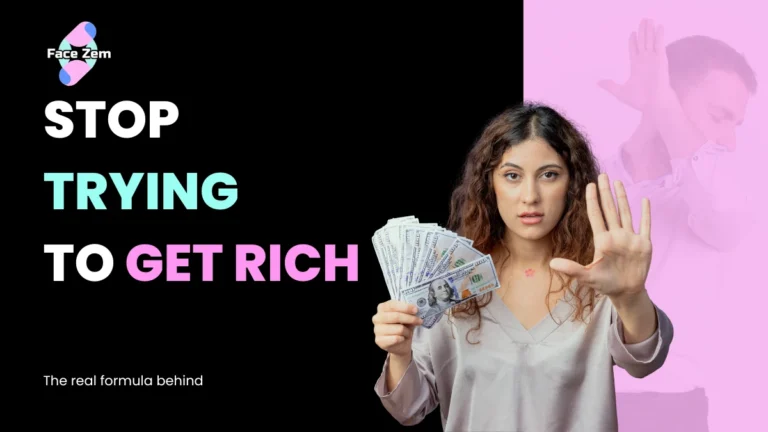 Stop Trying to Get Rich