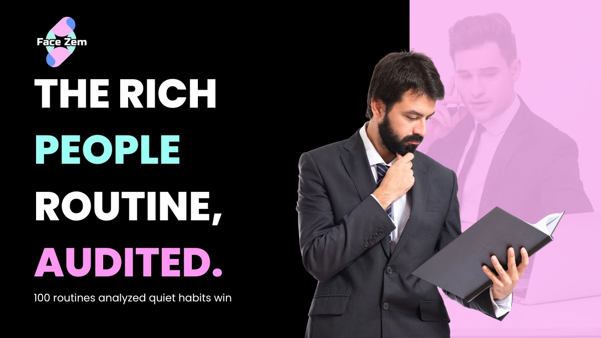 Facezem | We Analyzed 100 ‘Rich People’ Routines — Here’s What Actually Matters (And What’s Fake)