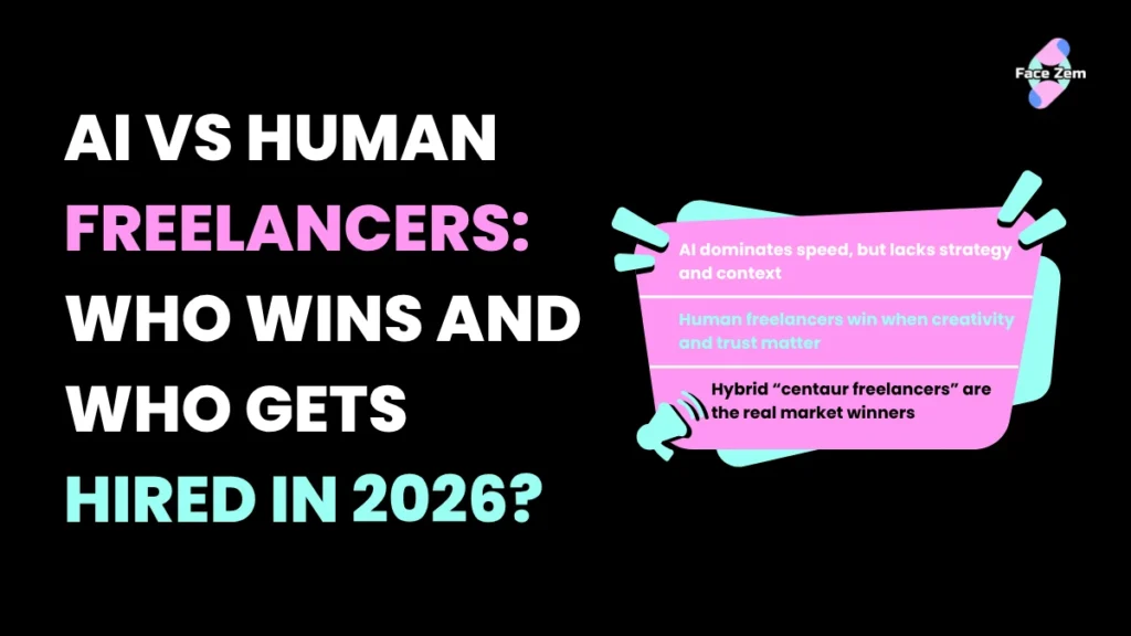 ai vs human freelancer 2026