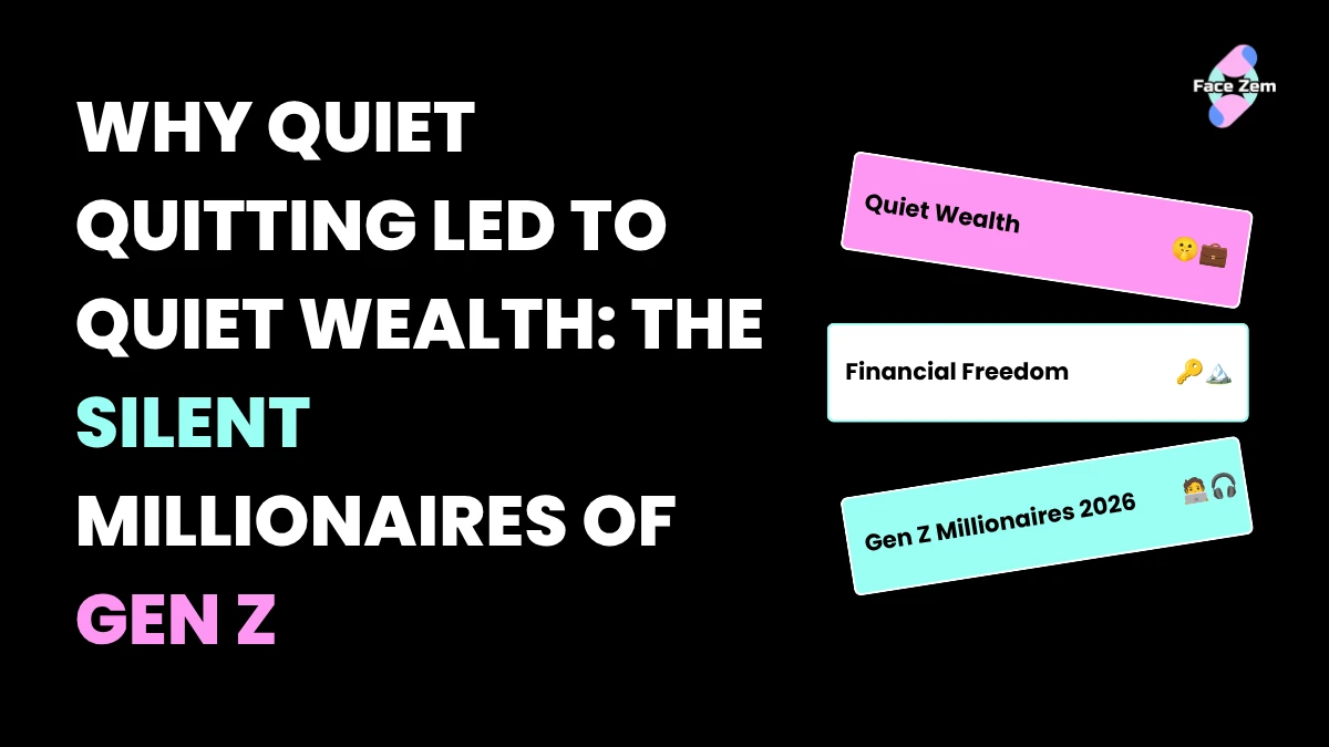 Facezem | Why Quiet Quitting Led to Quiet Wealth: The Silent Millionaires of Gen Z gen z millionaires 2026