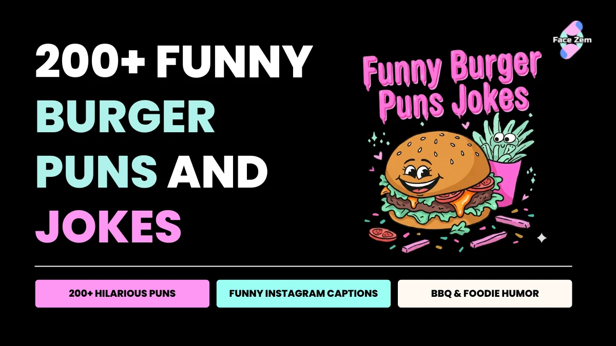 200+ Burger Puns That Are Well Done