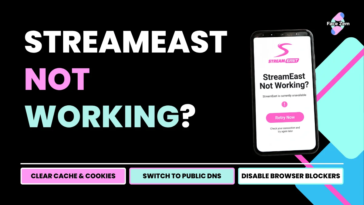 Facezem | StreamEast Not Working? Complete Troubleshooting Guide to Fix Stream Errors Fast StreamEast Not Working? Complete Troubleshooting Guide to Fix Stream Errors Fast