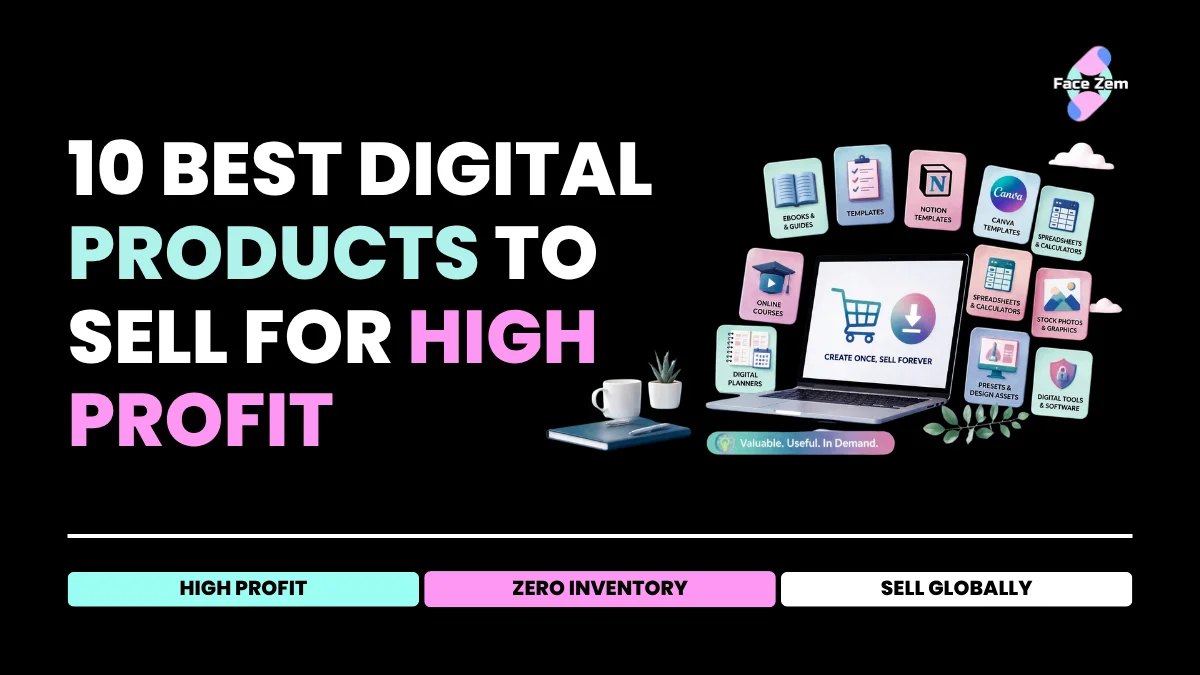 Facezem | 10 Best Digital Products to Sell for High Profit 10 Best Digital Products to Sell for High Profit