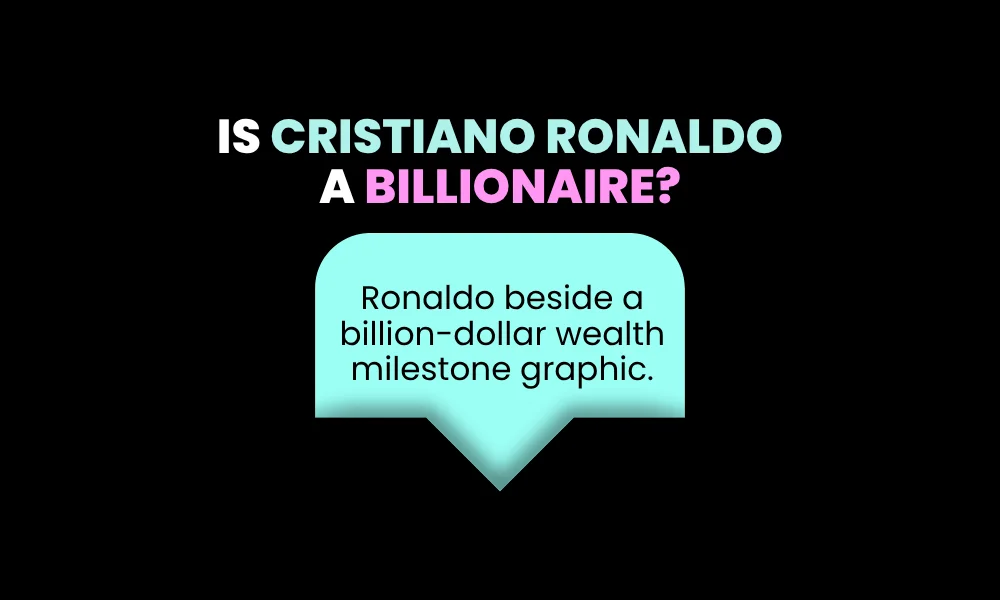 Facezem | Cristiano Ronaldo Net Worth in 2026: $1.2B or $1.4B? Ronaldo beside a billion-dollar wealth milestone graphic.