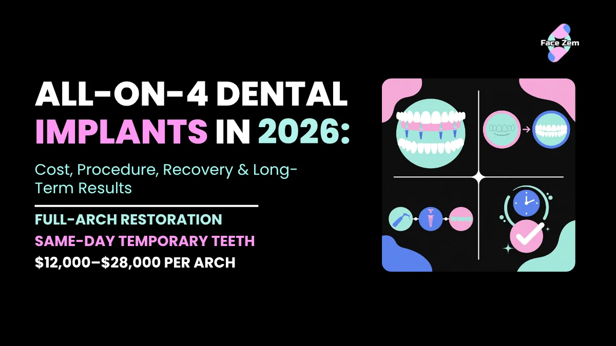 All-on-4 Dental Implants in 2026: Cost, Procedure, Recovery & Long-Term Results